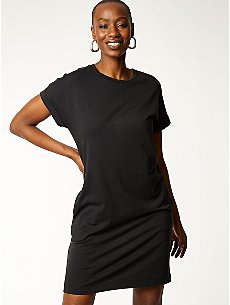 Black T-Shirt Mini Dress