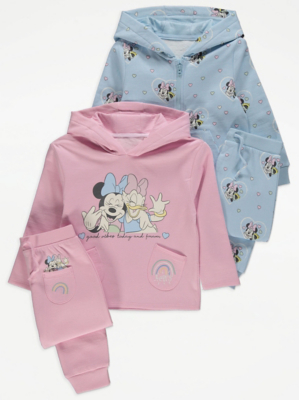 Disney Minnie Mouse Hoodie and Joggers Outfit 2 Pack