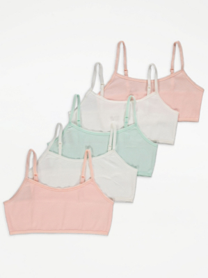 Ribbed Assorted Crop Tops 5 Pack