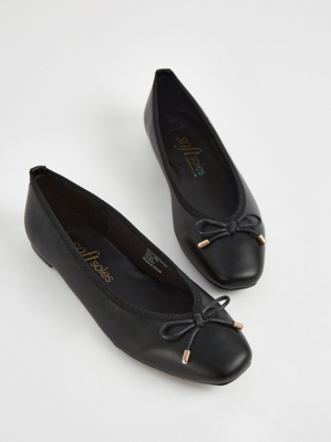Black Ballet Shoes Women at ASDA