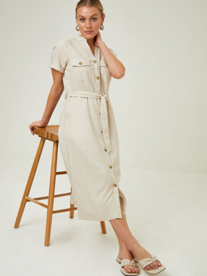 asda george linen dresses