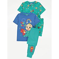 Cocomelon Character Print Pyjamas 2 Pack | Kids | George at ASDA