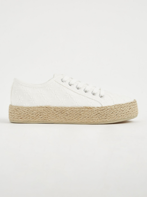 asda white trainers womens