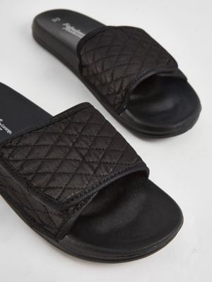 quilted sliders womens