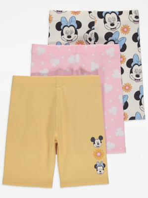 Disney Retro Mickey and Minnie Mouse Print Cycling Shorts 3 Pack