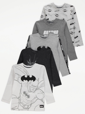 DC Comics Batman Long Sleeve Tops 5 Pack