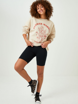 Black Cycling Shorts Women at ASDA