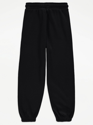 black childrens jogging bottoms