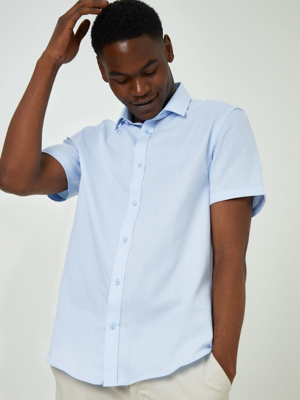 mens short sleeve shirts asda
