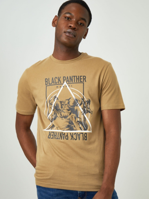 Marvel Black Panther Tan Jersey T-Shirt