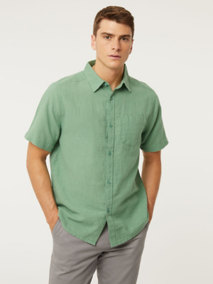 mens short sleeve shirts asda