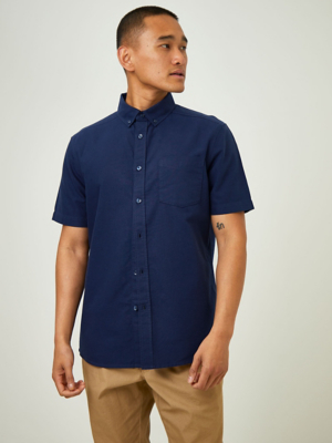 men's short sleeve shirts asda
