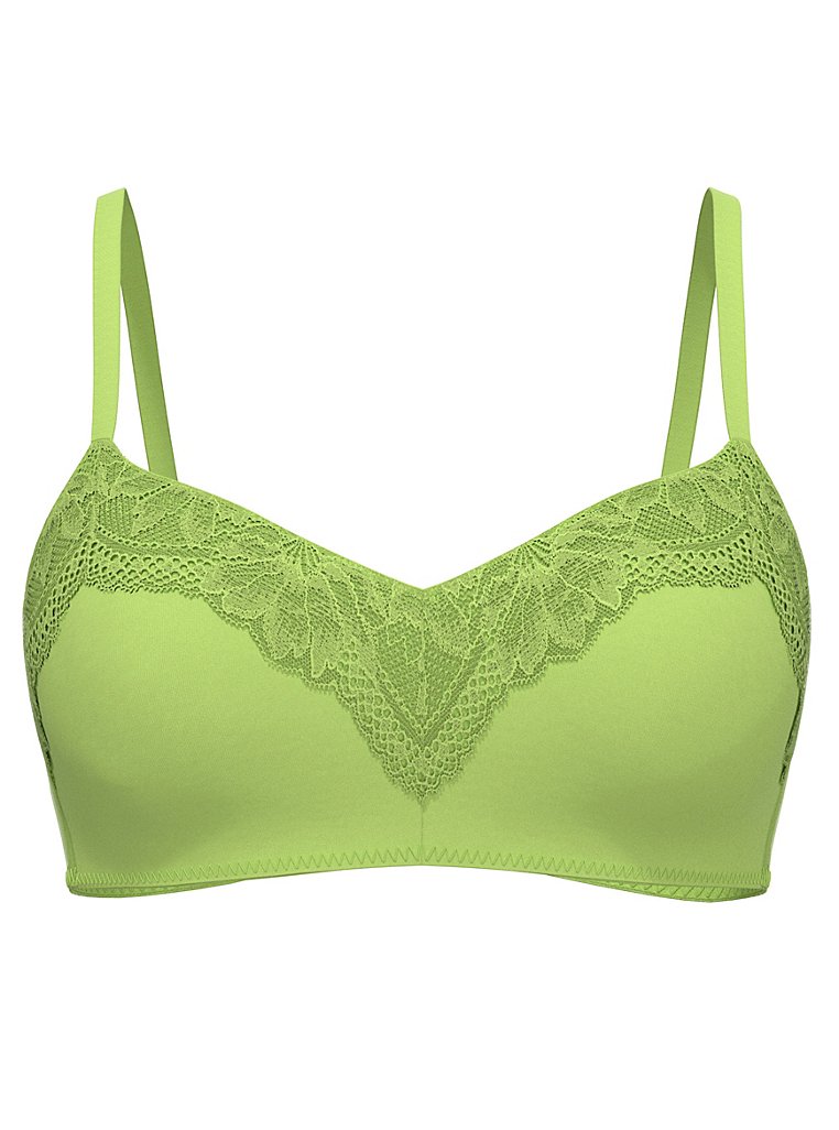Buy online Green Cotton Regular Bra from lingerie for Women by Zivame for  ₹549 at 0% off