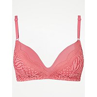 Entice Dusty Pink Padded Non Wired Bra | Women | George at ASDA