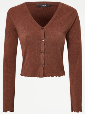 brown cardigan asda