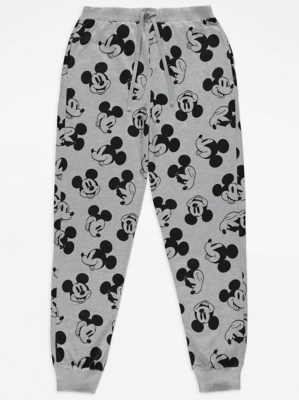 Disney Mickey Mouse Character Grey Pyjama Bottoms