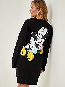 Disney Mickey and Minnie Black Jumper Dress