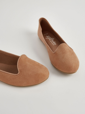 Taupe Soft Sole Ballerina Pumps Women at ASDA