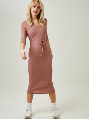 women's dusty pink dress