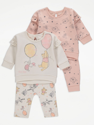 Disney Winnie the Pooh Character Sweatshirt and Joggers 2 Pack