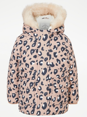 Padded Coat George Asda Leopard Print Coat Asda George Puffer Coat