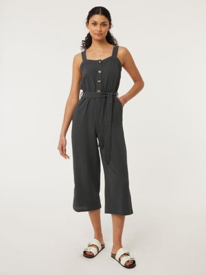 Charcoal Double Cloth Jumpsuit Women at ASDA