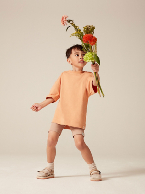 Unisex Assorted Brown Ribbed Cycling Shorts 5 Pack Kids at ASDA