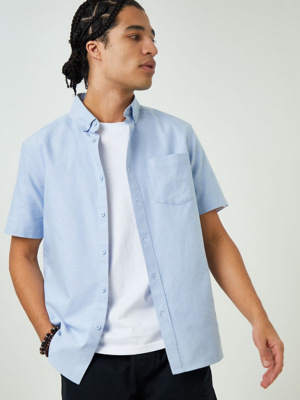 men's short sleeve shirts asda