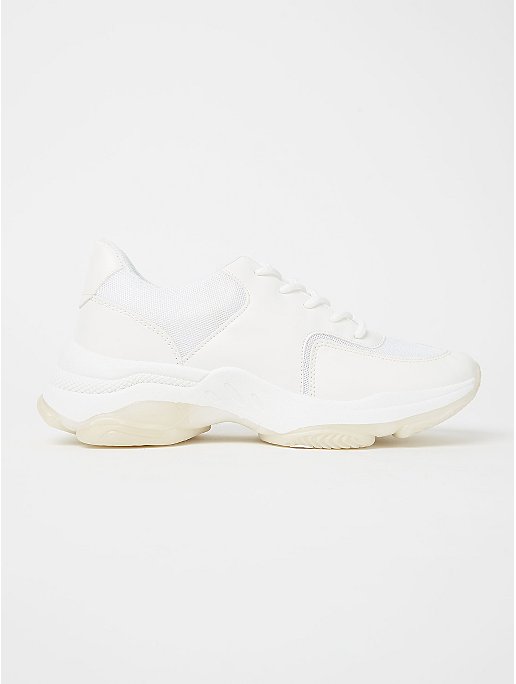 White Chunky Trainers | Women | George at ASDA