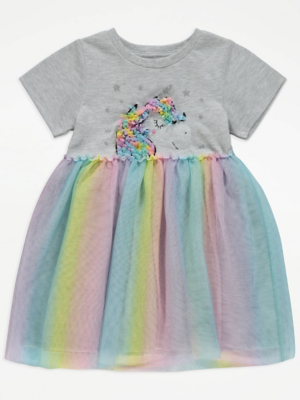 Unicorn Rainbow T-Shirt Dress