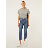 Skye Blue High Waisted Straight Jeans | Women | George at ASDA