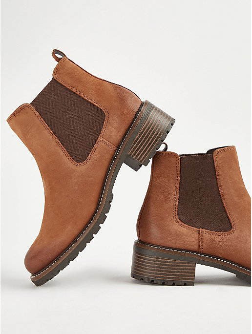 Tan Leather Chelsea Boots | George at ASDA