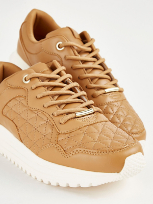 tan womens trainers