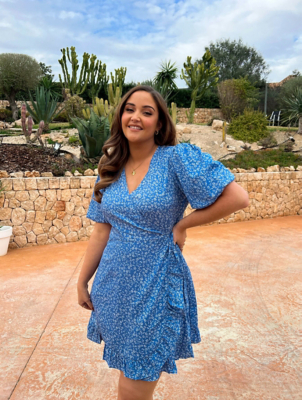 in the style jac jossa blue dress