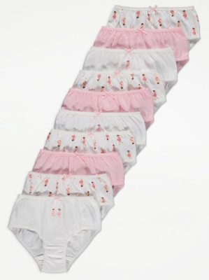 Fairy Print Knickers 10 Pack