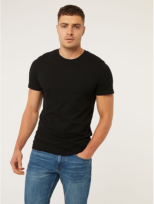 Plain Slim Fit T-Shirt Men | George at ASDA