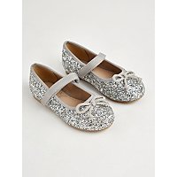 Silver Glitter Ballet Shoes | Kids | George at ASDA