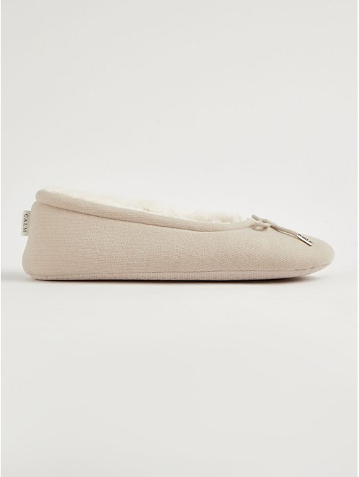Cream Ballerina Slippers | Women | George at ASDA