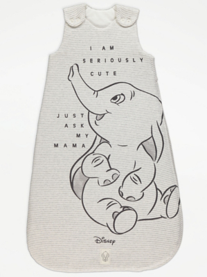 Disney Dumbo Character Print Striped 2.5 Tog Sleep Bag Baby