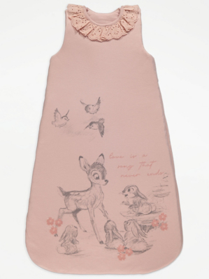 Disney Bambi Pink Frill Sleepbag 3.5 Tog Baby at ASDA