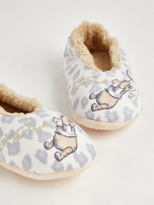 Disney Winnie The Pooh Character Print Slipper Socks Women at ASDA