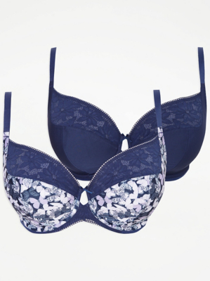 navy bra asda