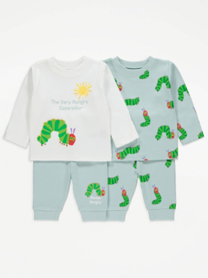 The Very Hungry Caterpillar Pyjamas 2 Pack Baby at ASDA
