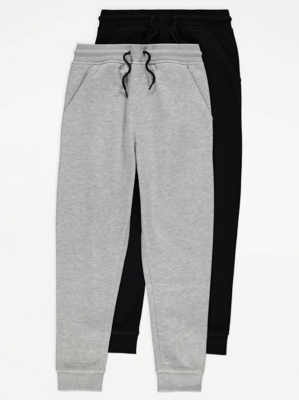 black childrens jogging bottoms