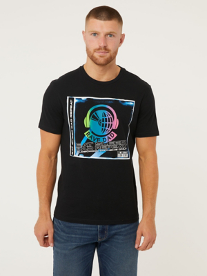 Rave Dad Graphic Print TShirt Men at ASDA