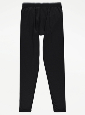 Black Base Layer Long Johns Men at ASDA