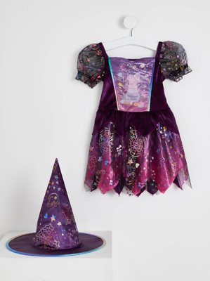 Peppa Pig Witch Fancy Dress Costume Kids at ASDA