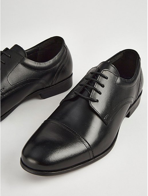 after that Margaret Mitchell germ Black Lace Up Smart Polished Shoes | Men | George at ASDA