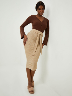 sand midi skirt