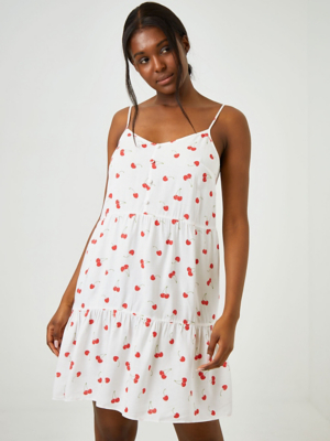 cherry print sundress